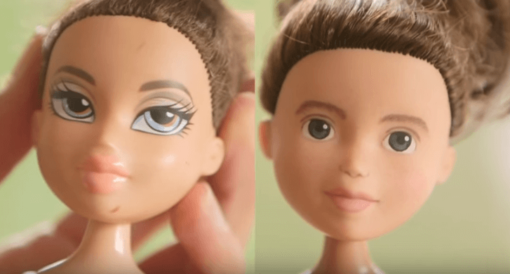 BRATZ SIN MAQUILLAJE LA MORENA