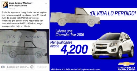 Regalan a esta mujer una camioneta chevrolet