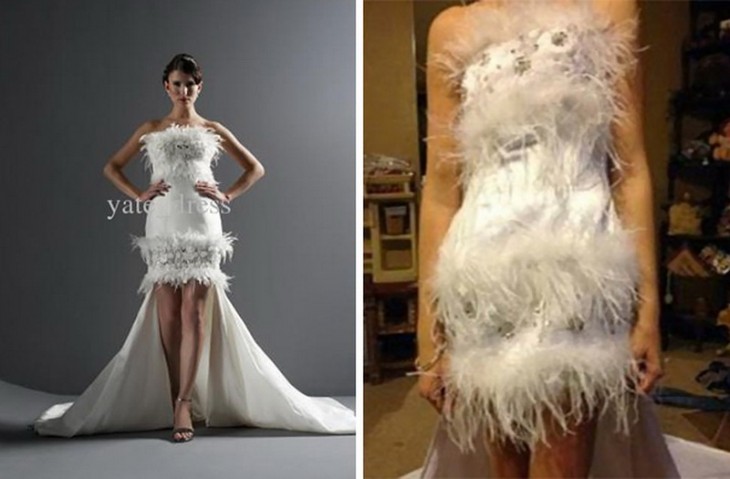 Expectativa Realidad. Vestido de novia minimalista