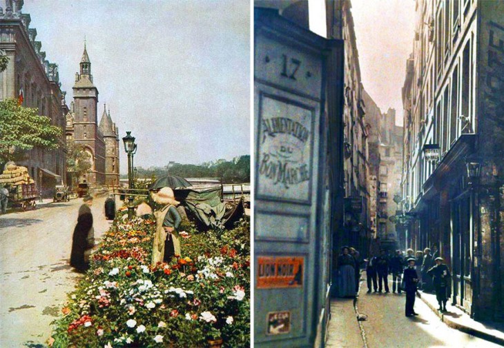fotografías de las calles de París en 1914 