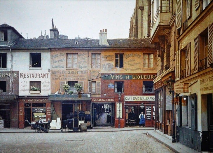 Edificios comerciales de parís en 1914