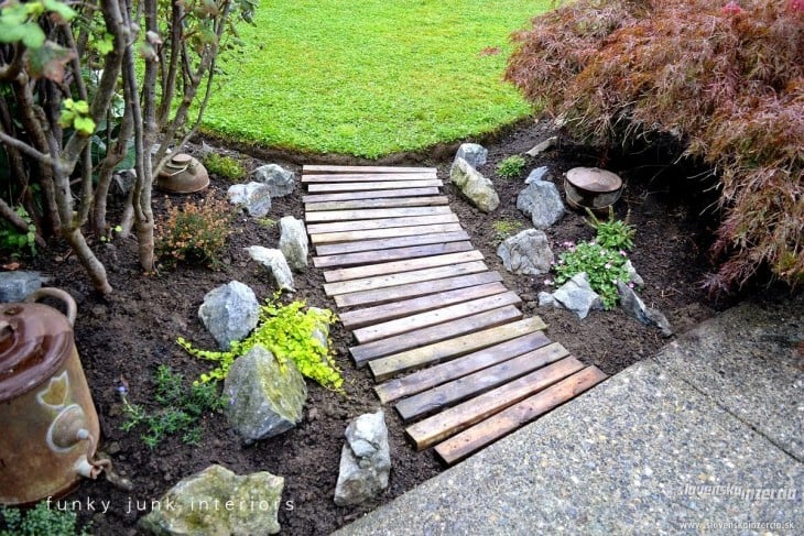 16 ideas para arreglar tu jardÃn con bajo presupuesto De creativo Piedra camino