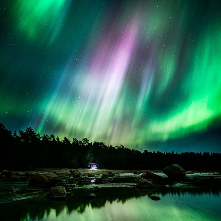 Foto del cielo de Finlandia por parte de mikko lagerstedt 