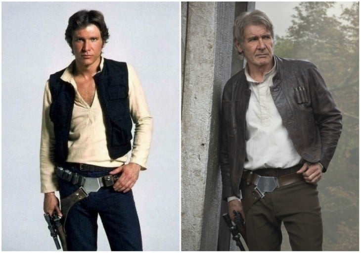 Han Solo — Harrison Ford, 1980 y 2015