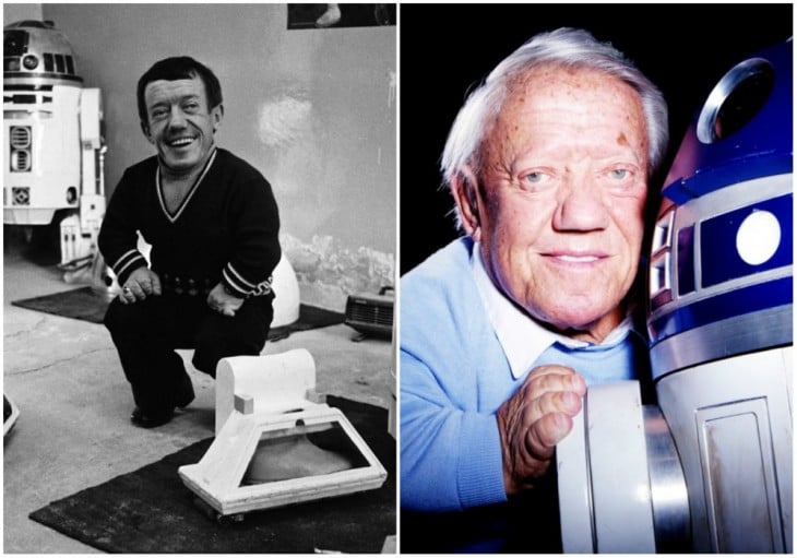 R2-D2 — Kenny Baker, 1977 y 2015