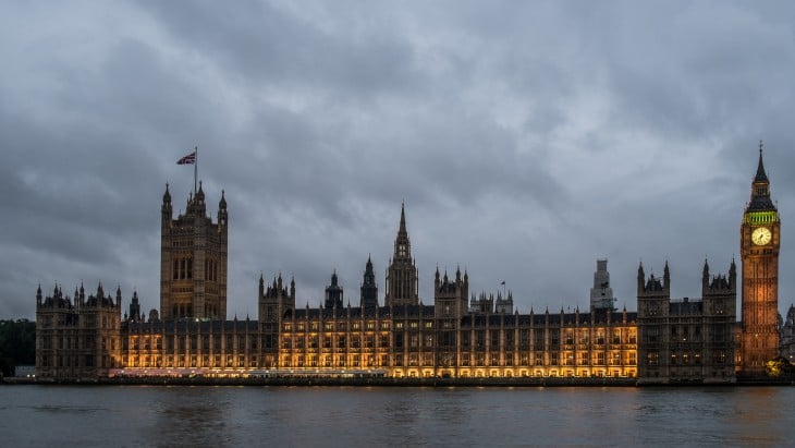 Casa del Parlamento en el Reino Unido 