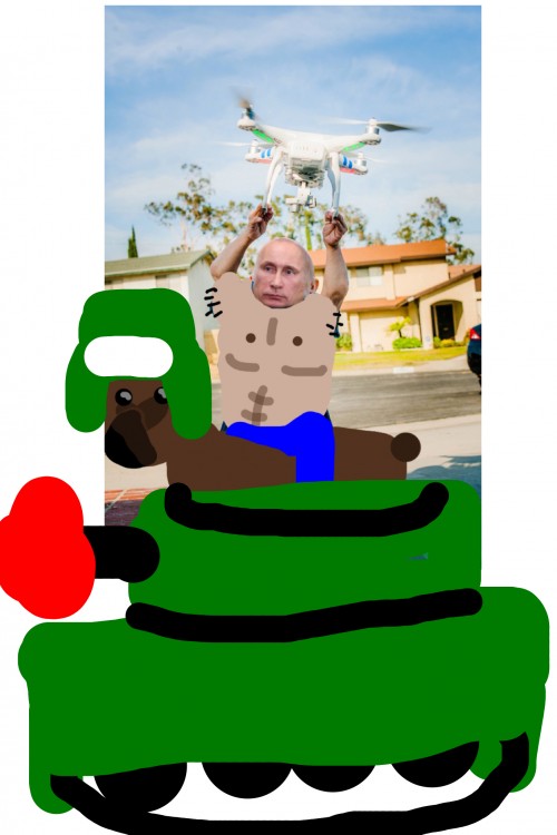 VERNIE CON UN TANQUE DE GUERRA EN PAINT