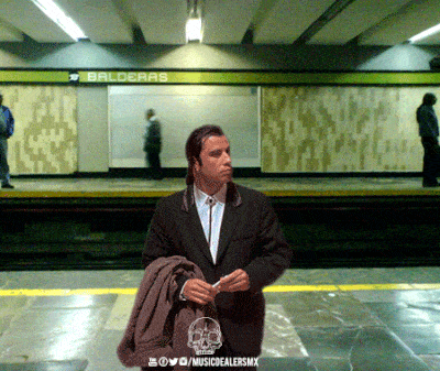 cuando vas al metro y no hay gente