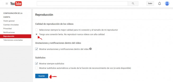 como ayudar a tu conexión lenta del y youtube