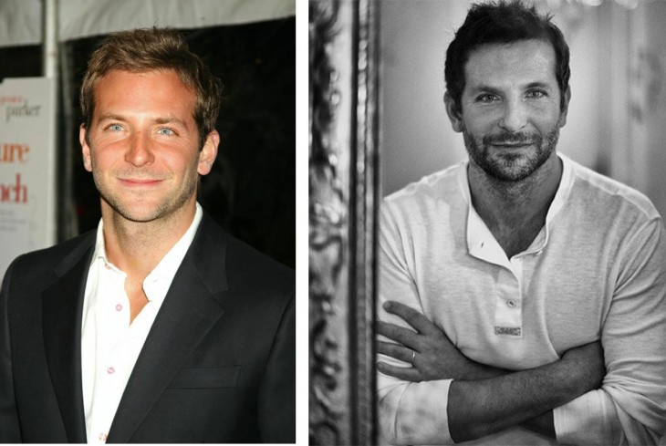 Bradley Cooper parece no cambiar conel paso del tiempo, todos los cambios le han sentado perfectos para su carrera