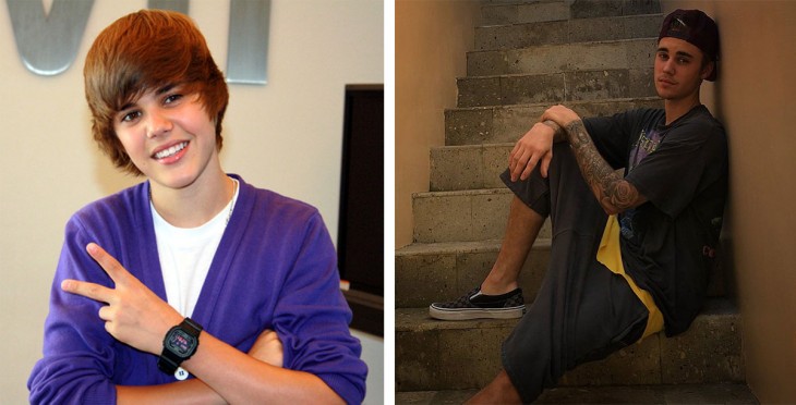 Los cambios en Justin Bieber han sido evidentes, y se logrado convertir en un sex symbol en la mayoría del mundo.