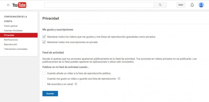 COMO CONFIGURAR TU SEGURIDAD Y PRIVACIDAD EN YOUTUBE