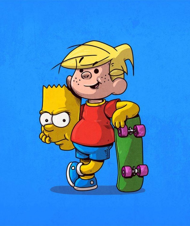 DANIEL EL TRAVIESO BART SIMPSON