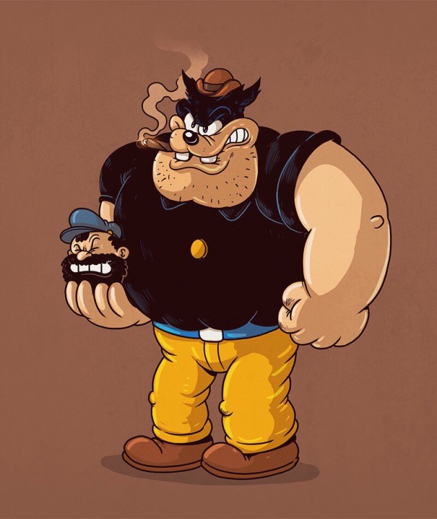 BRUTUS ES EN REALIDAD EL MALO DE LOS GOOFY