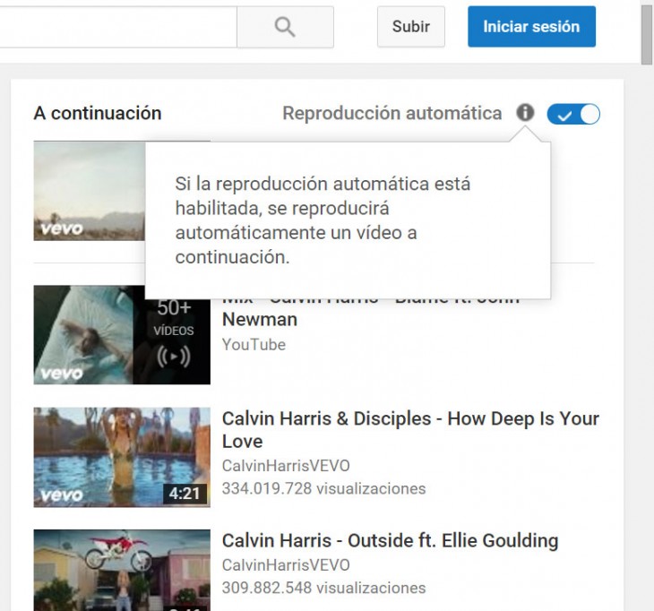 aprende a desactivar el autoplay en la pagina de youtube