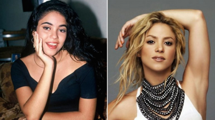 antes y después de shakira