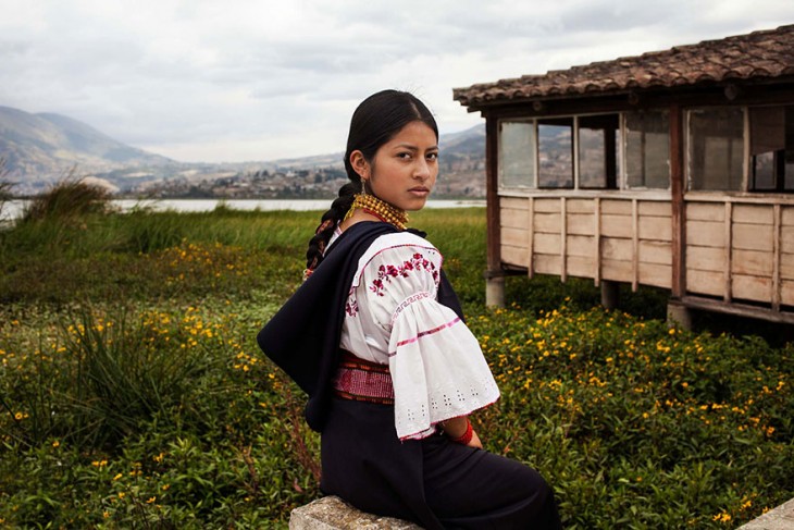 mujer indigene ecuatoriana