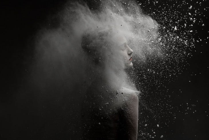 BAILARINA CON FOTOGRAFÍA 15 SU HARINA ES COMO UNA NUBE