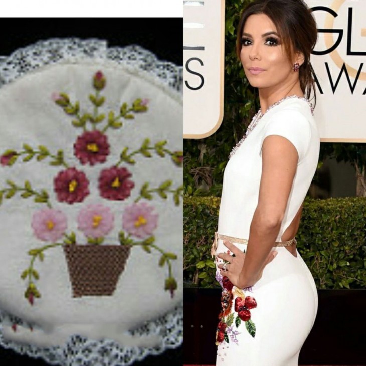 EVA LONGORIA EN LOS GOLDEN GLOBES