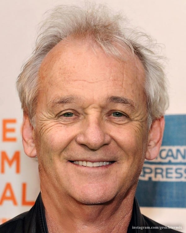 mezcla de los rostros de Anthony Hopkins & Bill Murray