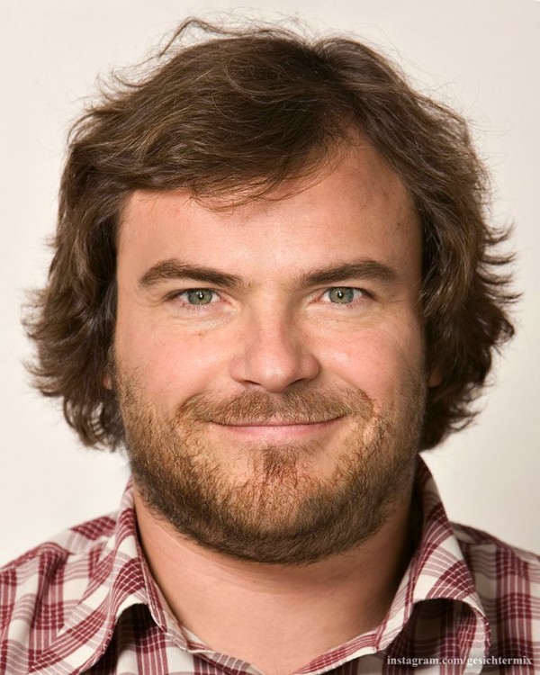 Mezcla de las caras de Jack Black & Jason Bateman