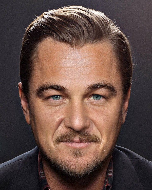 Fusión de las caras de Leonardo DiCaprio y Sean Penn 