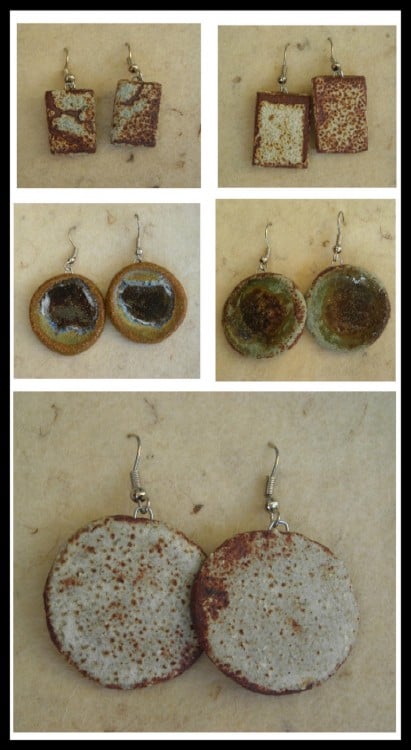 aretes oxidados 