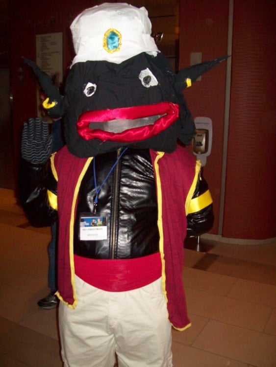 Cosplay epic fail de Mr. Popo dragon ball z 