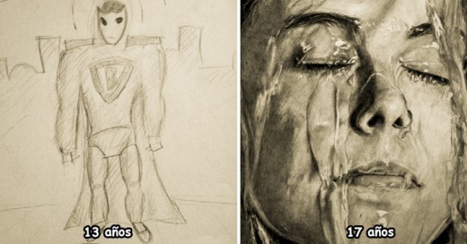 15 Before And After Drawings Show Practice Makes Perfect