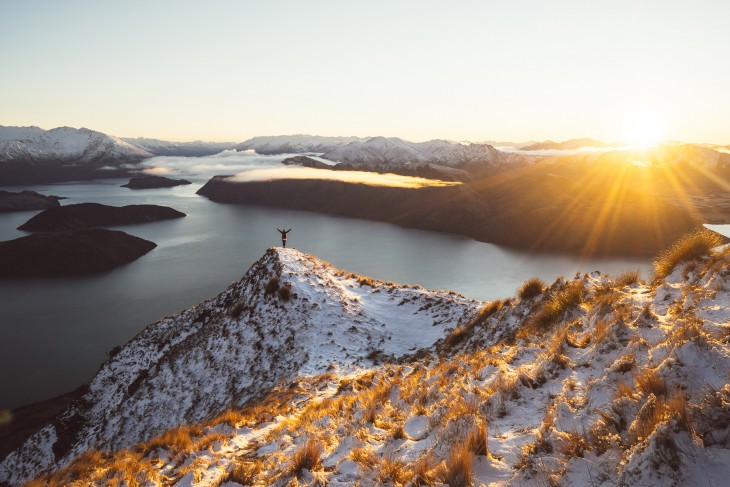 Roys Peak, Wanaka en Nueva Zelanda 