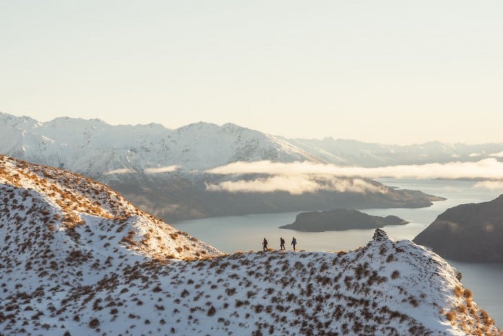 Roys Peak, Wanaka en Nueva Zelanda 