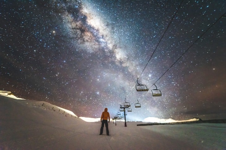 Estación de esquí en Cardrona, Nueva Zelanda 