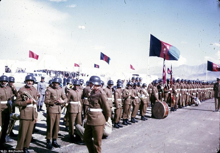 Soldados del ejército de Afganistán en 1960 