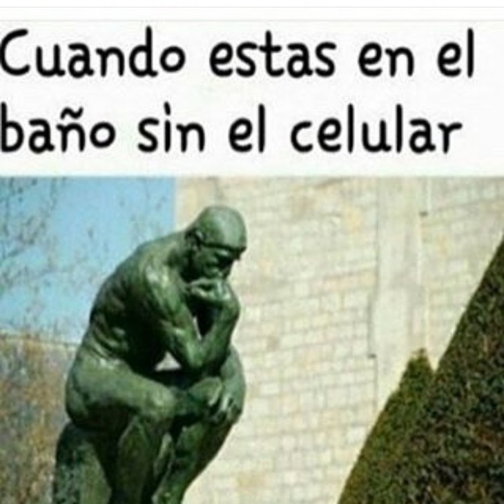 meme de cuando estas en el baño 