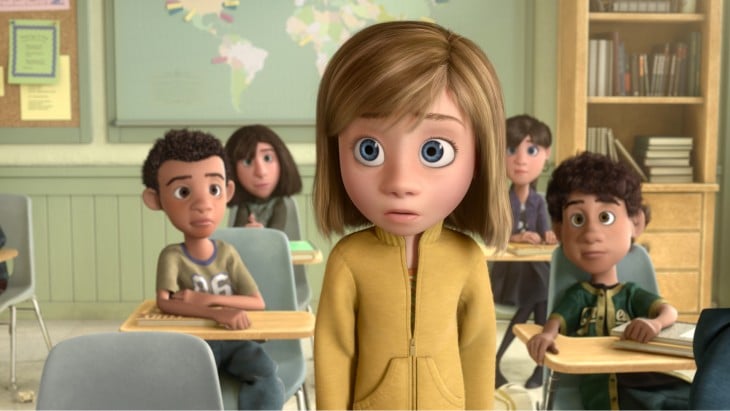 Riley en una de las escenas de la película de Disney 'Intensamente' 