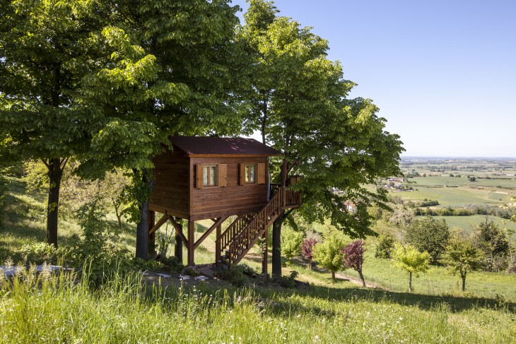 Casa del árbol en San Salvatore Monferrato, Italia