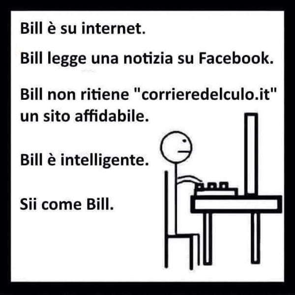 Meme italiano 'Sii come Bill' 