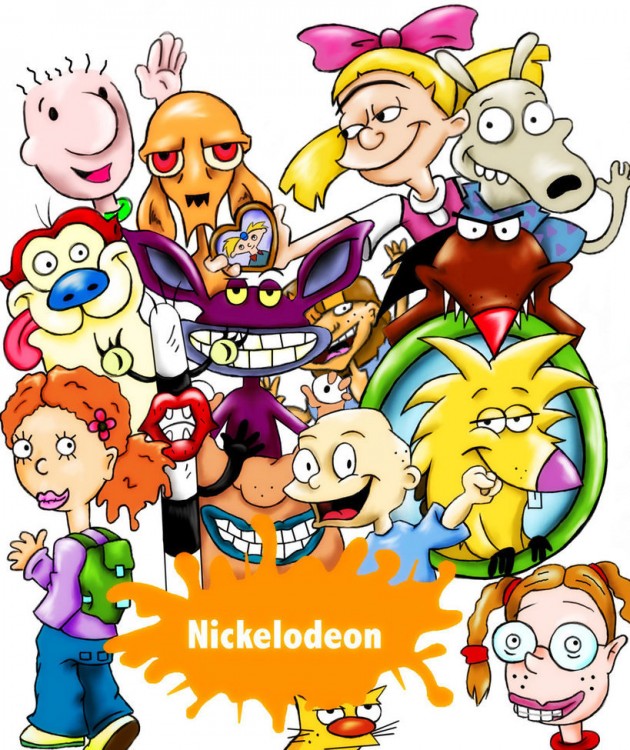 Personajes de las caricaturas de Nickelodeon de los años 90´s 