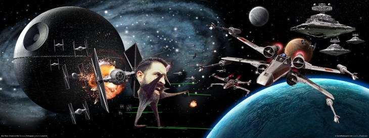 una batalla de la galaxia