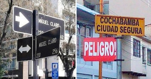 Carteles que te hacen un lío