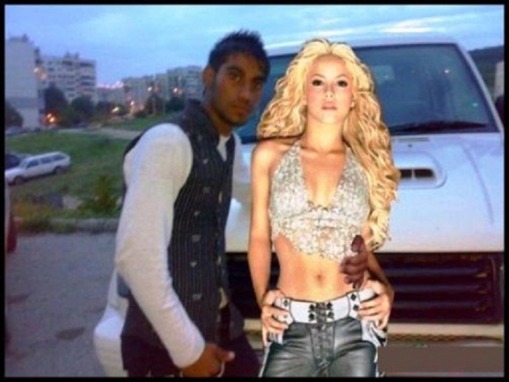 hombre se toma photoshop con shakira