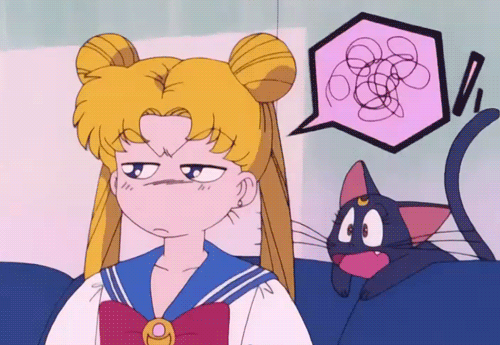 Sailor moon enojada