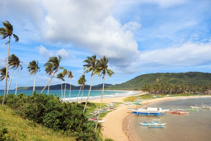 Playa Nacpan Filipinas