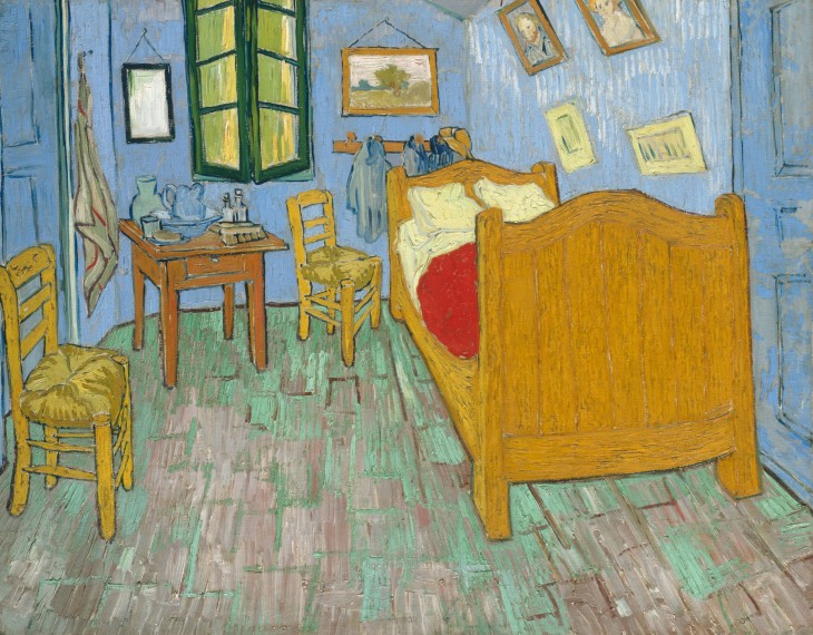 Pintura "La habitación" del famoso pintor Vicent Van Gogh