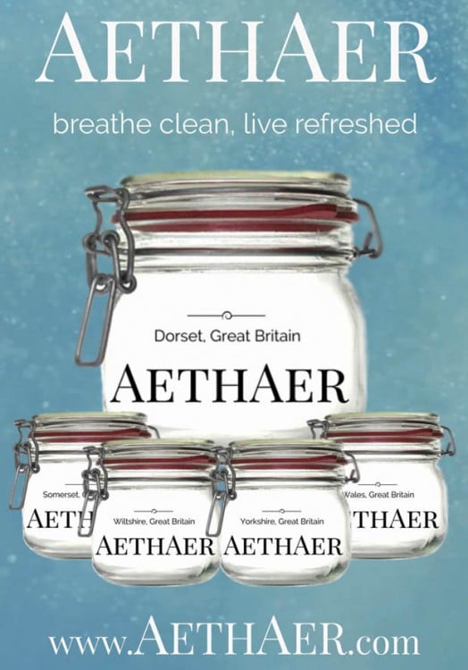 Aethaer frascos de aire fresco embotellado 