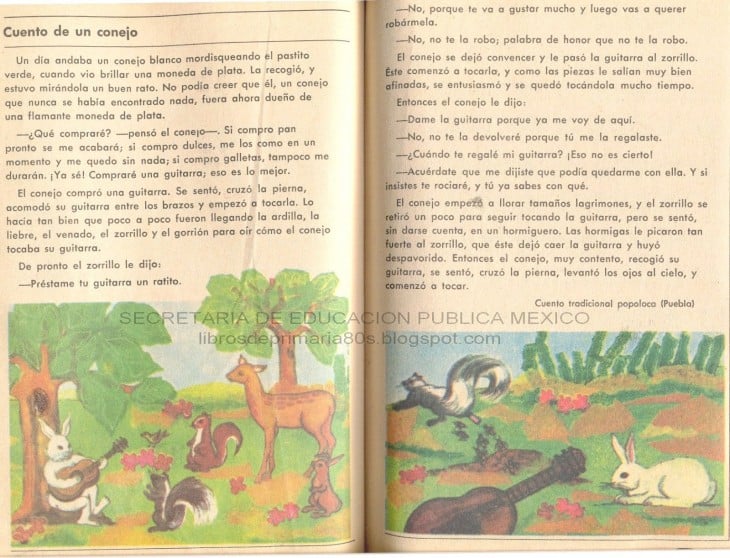 CUENTO MEXICANO. UN CUENTO DE UN CONEJO