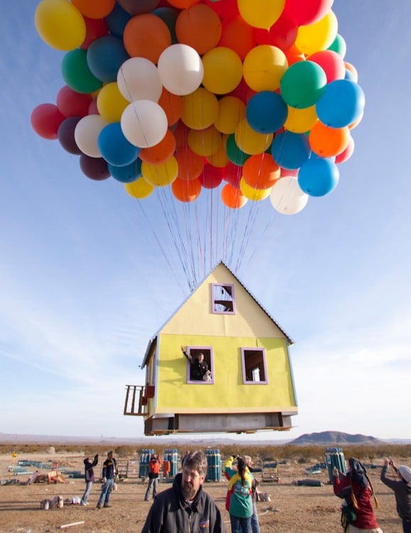 La casa de la película UP en la vida real 