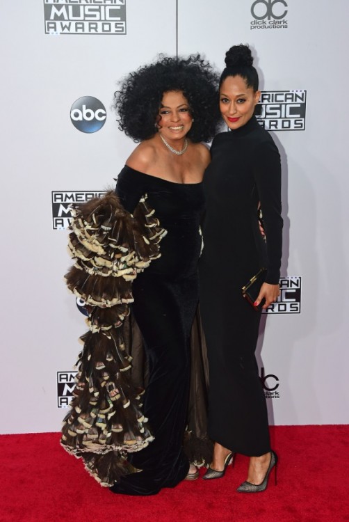 Diana Ross junto a su hija Tracee Ellis Ross