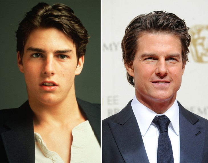Tom Cruise antes y después 