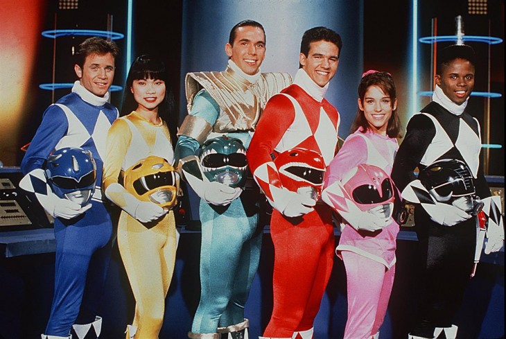 Los primeros power rangers